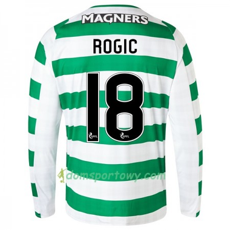 Koszulka Celtic FC Rogic 18 Domowe Koszulki Piłkarskie 2018-2019 Długi Rękaw